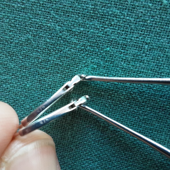 COPY - Amber earrings/ sterling silver earrings - Picture 6 of 11